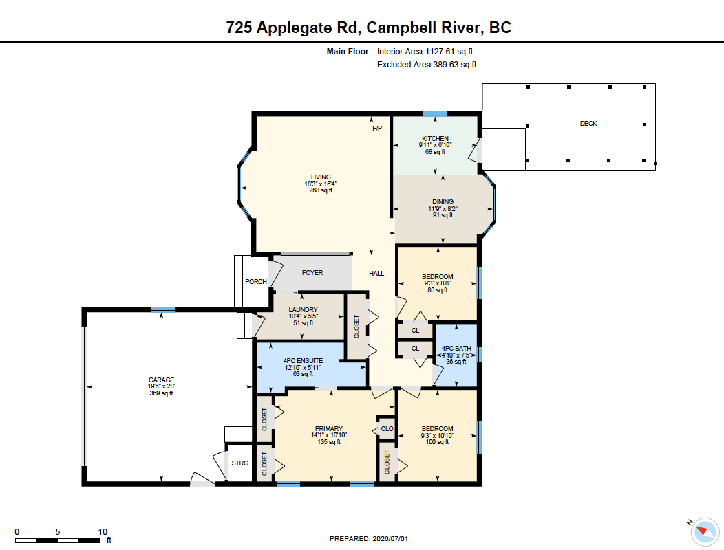 725 Applegate Dr floor plan